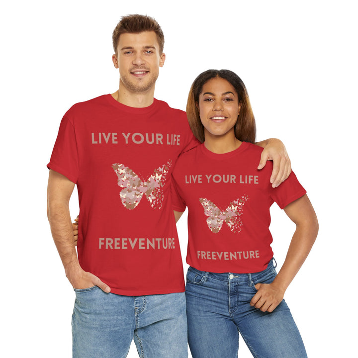 Unisex Lebe Dein Leben T-Shirt -  100% Baumwolle