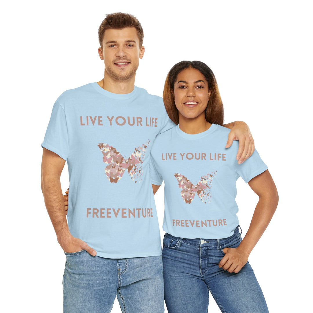 Unisex Lebe Dein Leben T-Shirt -  100% Baumwolle