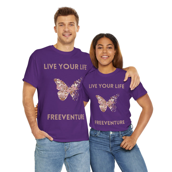 Unisex Lebe Dein Leben T-Shirt -  100% Baumwolle