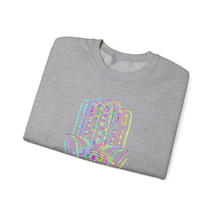 Unisex Mystical Hamsa Sweatshirt - Bio Baumwolle