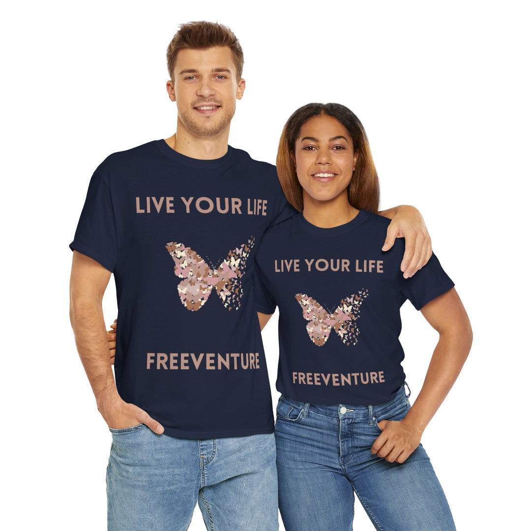 Unisex Lebe Dein Leben T-Shirt -  100% Baumwolle