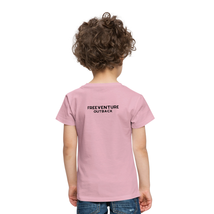 Rus Avocado Kids Tee – Süß, bequem & perfekt für kleine Entdecker! 🥑💚 - Hellrosa