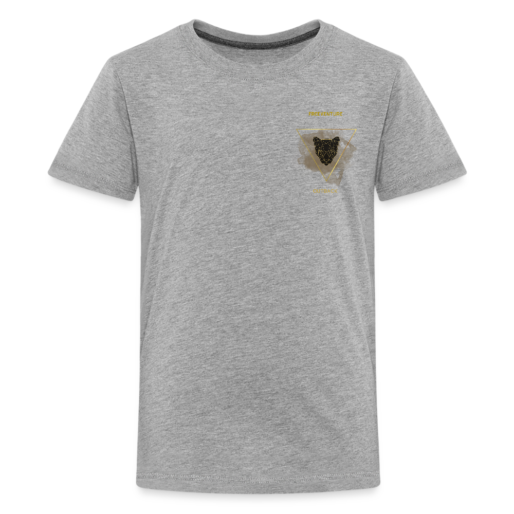 Rus Premium Tee - Grau meliert