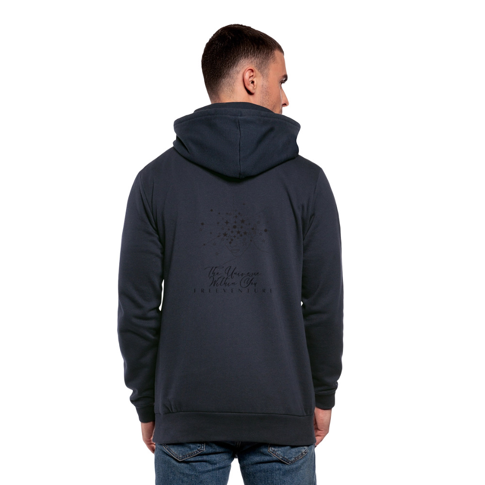 Unisex Schalkragen-Hoodie – Wärme & Style in Perfektion - Navy