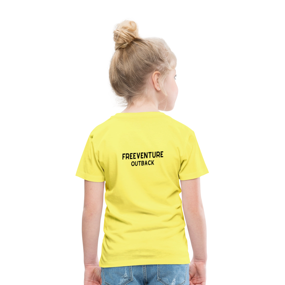 Rus Avocado Kids Tee – Süß, bequem & perfekt für kleine Entdecker! 🥑💚 - Gelb