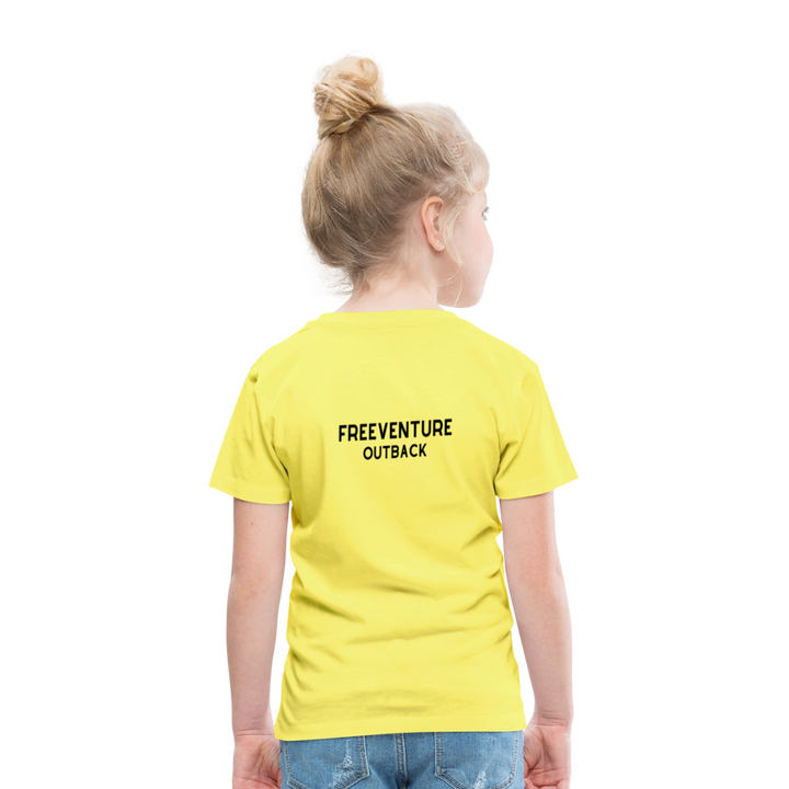Rus Avocado Kids Tee – Süß, bequem & perfekt für kleine Entdecker! 🥑💚 - Gelb