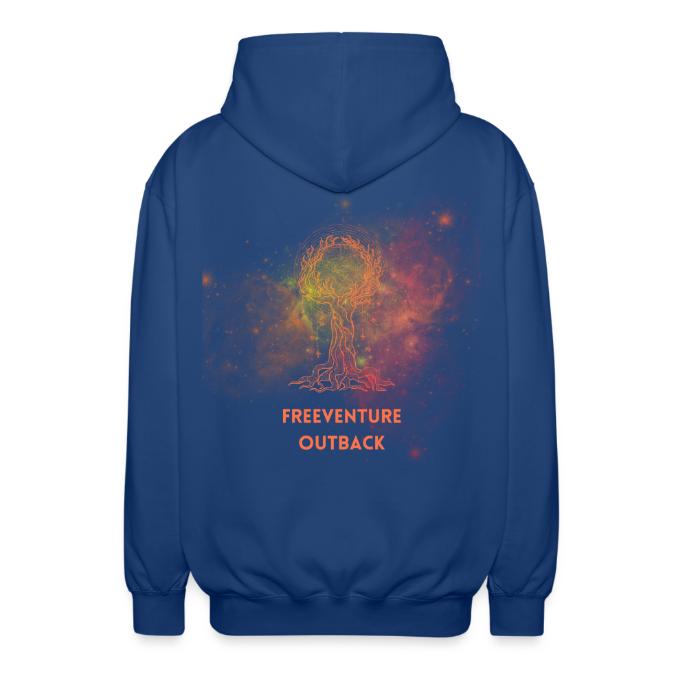 Rus Adventure Zip-Hoodie - Royalblau