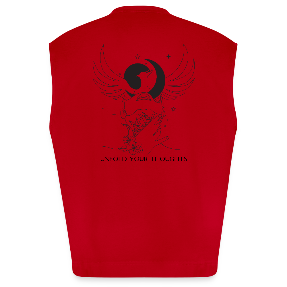 Unfold Your Thoughts - Oversized Tank - Rot