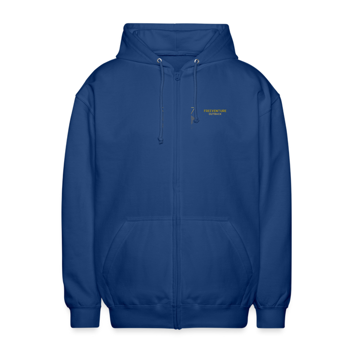 Rus Adventure Zip-Hoodie - Royalblau