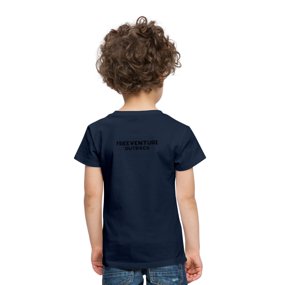 Rus Avocado Kids Tee – Süß, bequem & perfekt für kleine Entdecker! 🥑💚 - Navy