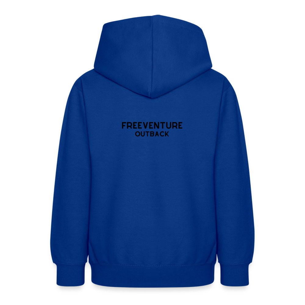 Teenager Hoodie Freeventure Outback - Royalblau