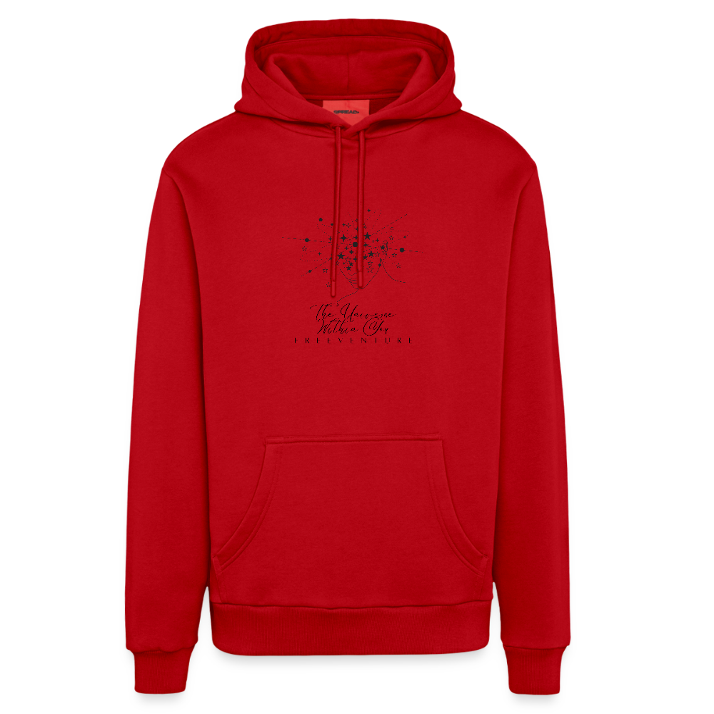 Hoodie – Limitierte Edition mit Freeventure Outback - Bio Baumwolle 🌿 - Rot