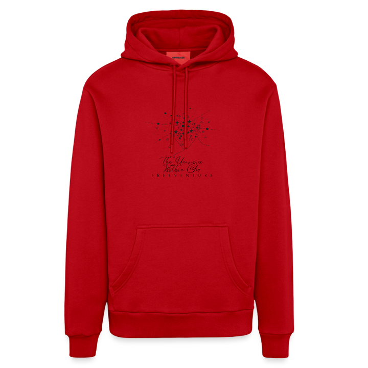 Hoodie – Limitierte Edition mit Freeventure Outback - Bio Baumwolle 🌿 - Rot