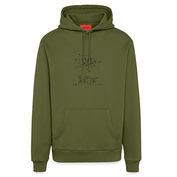 Hoodie – Limitierte Edition mit Freeventure Outback - Bio Baumwolle 🌿 - MOSS GREEN