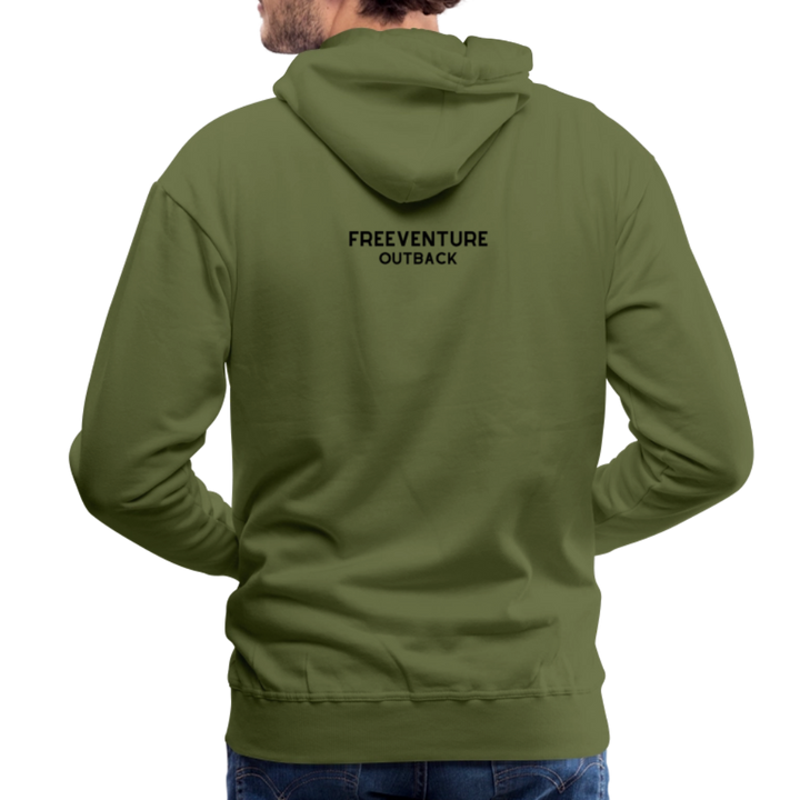 Rus Ultimate Ying und Yang Hoodie - Olivgrün