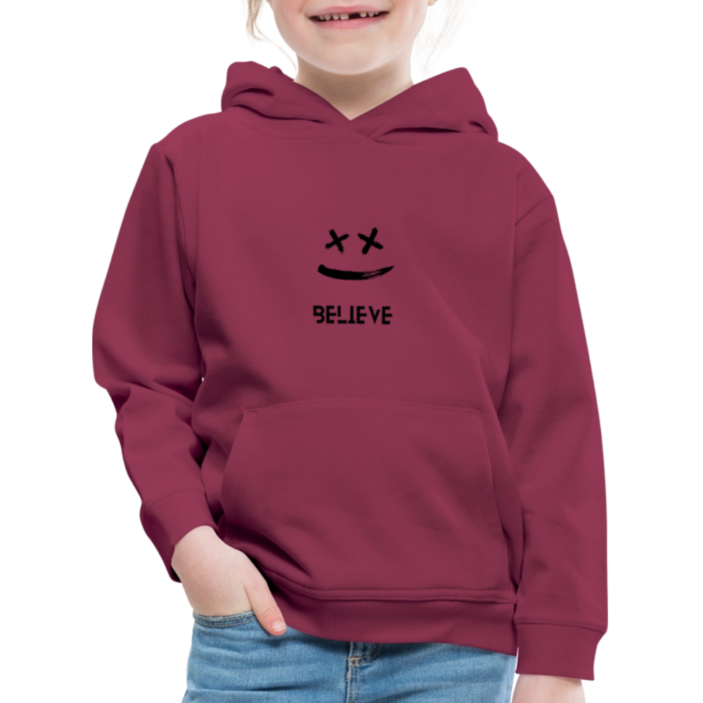 Rus Believe Kids Hoodie - Bordeaux