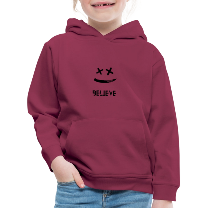 Rus Believe Kids Hoodie - Bordeaux