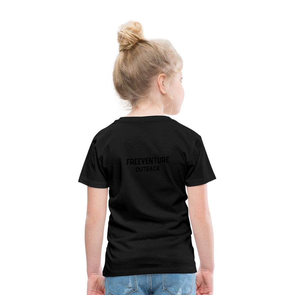 Rus Avocado Kids Tee – Süß, bequem & perfekt für kleine Entdecker! 🥑💚 - Schwarz