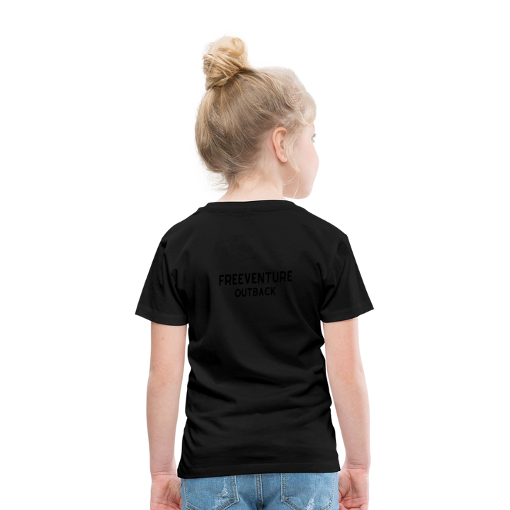 Rus Avocado Kids Tee – Süß, bequem & perfekt für kleine Entdecker! 🥑💚 - Schwarz