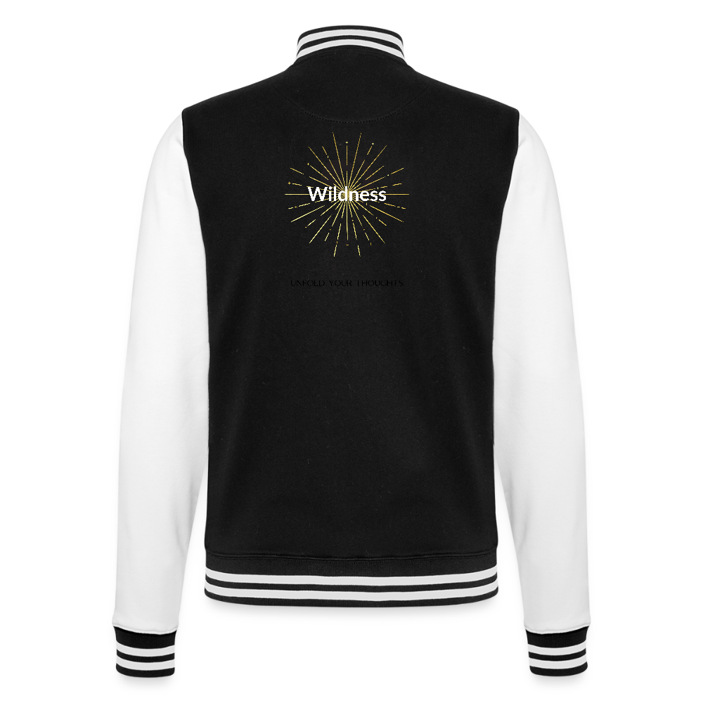 „Wildness“ College-Jacke - Schwarz/Weiß