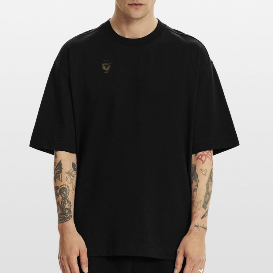 UrbanHeavy Oversized T-Shirt Unisex – Bio 100% ♻️ - SOLID BLACK