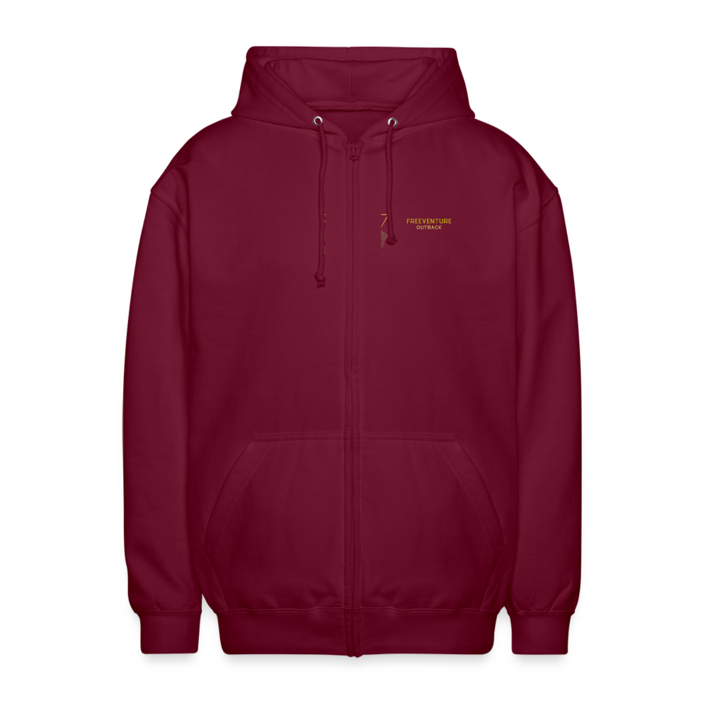 Rus Adventure Zip-Hoodie - Bordeaux