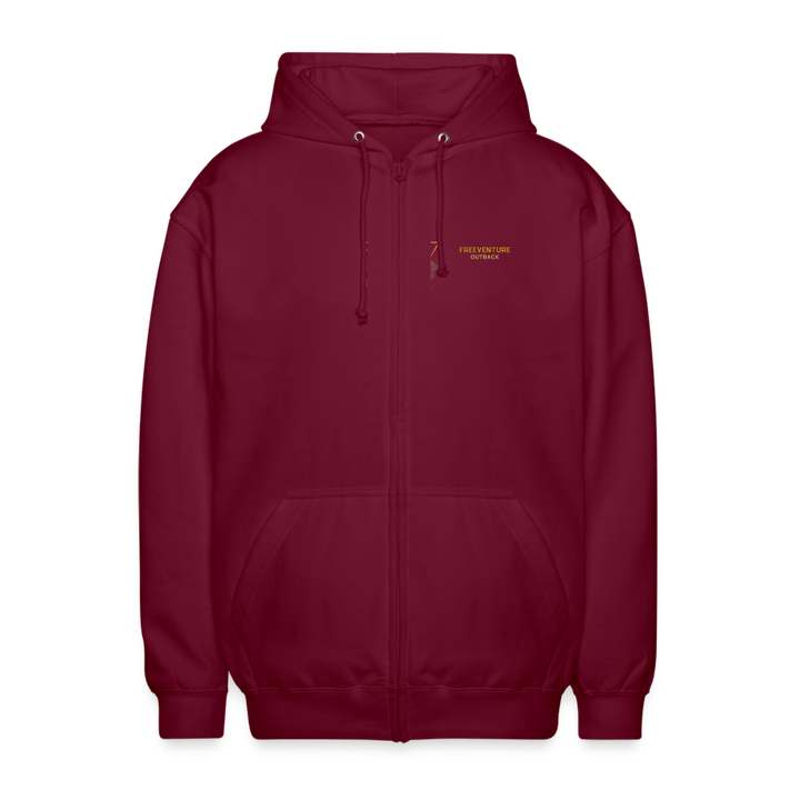 Rus Adventure Zip-Hoodie - Bordeaux