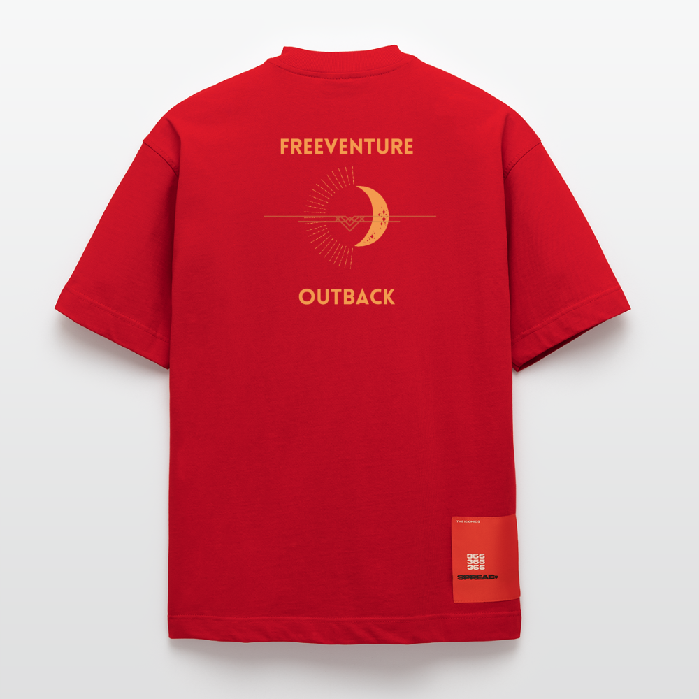 UrbanHeavy Oversized T-Shirt Unisex – Bio 100% ♻️ - Rot