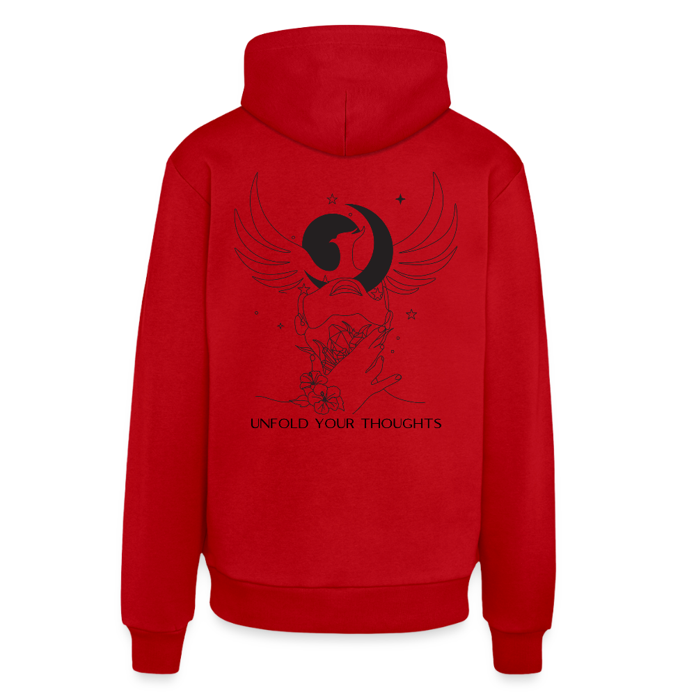 Hoodie – Limitierte Edition mit Freeventure Outback - Bio Baumwolle 🌿 - Rot