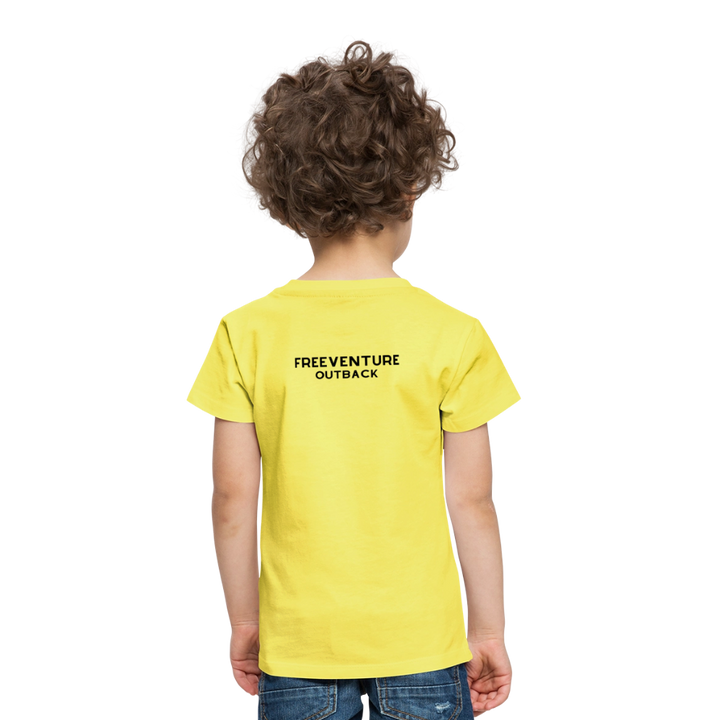 Rus Avocado Kids Tee – Süß, bequem & perfekt für kleine Entdecker! 🥑💚 - Gelb