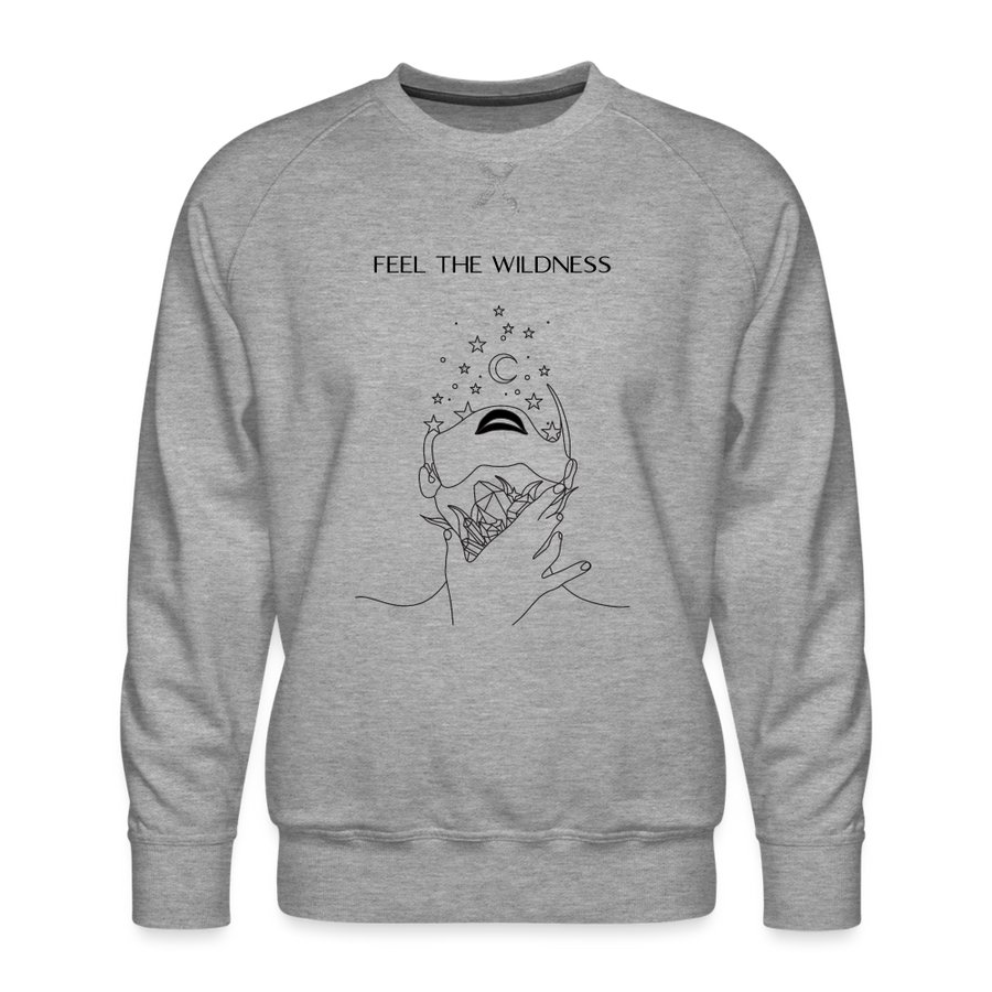 Rus Wildness Sweater – Spüre die Freiheit! 🌲🔥 - Grau meliert
