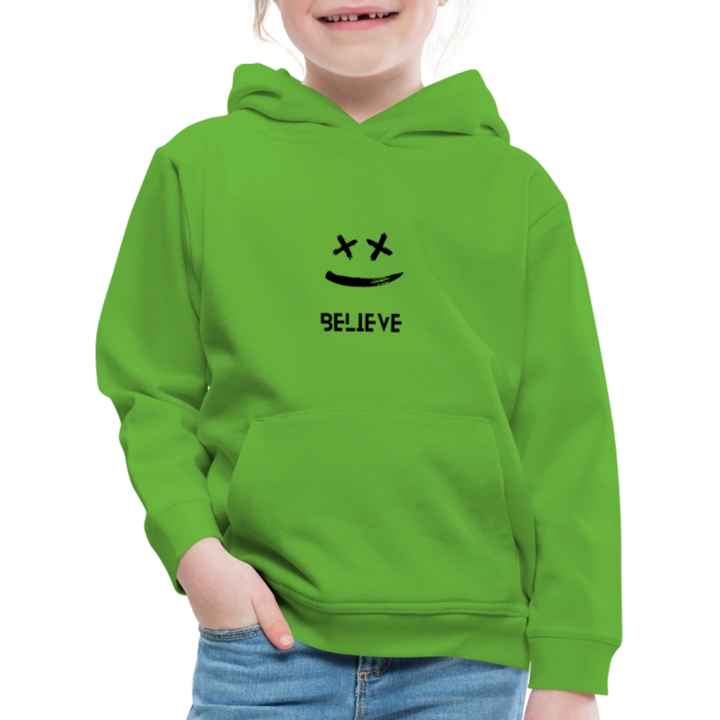 Rus Believe Kids Hoodie - Hellgrün