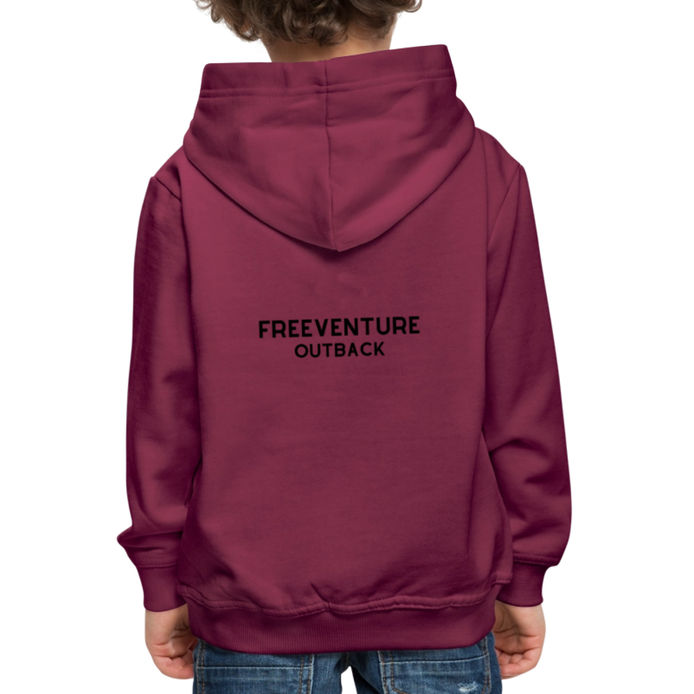 Rus Believe Kids Hoodie - Bordeaux