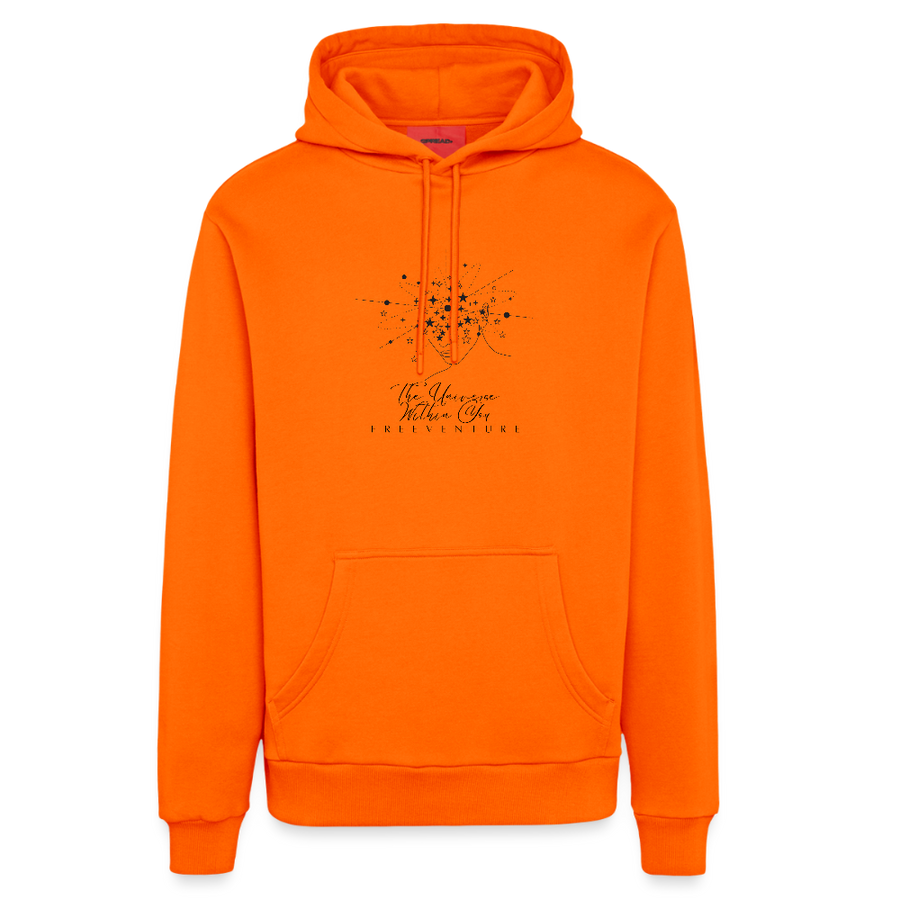 Hoodie – Limitierte Edition mit Freeventure Outback - Bio Baumwolle 🌿 - SUNSET ORANGE