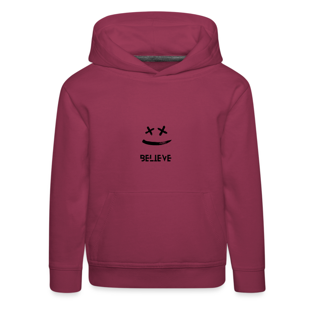 Rus Believe Kids Hoodie - Bordeaux
