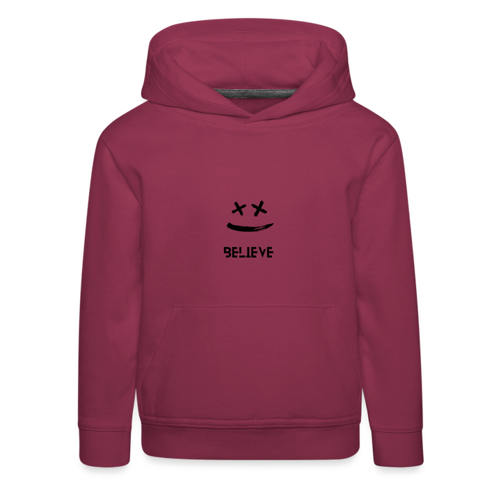 Rus Believe Kids Hoodie - Bordeaux