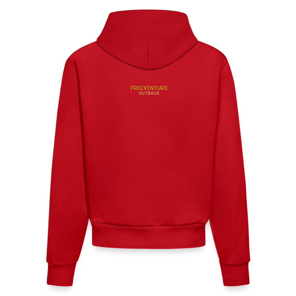 Organic Fitted Hoodie – Das Auge für Stil & Nachhaltigkeit 👁️♻️ - Rot