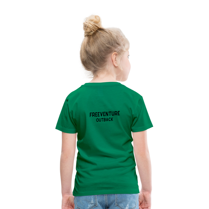 Rus Avocado Kids Tee – Süß, bequem & perfekt für kleine Entdecker! 🥑💚 - Kelly Green