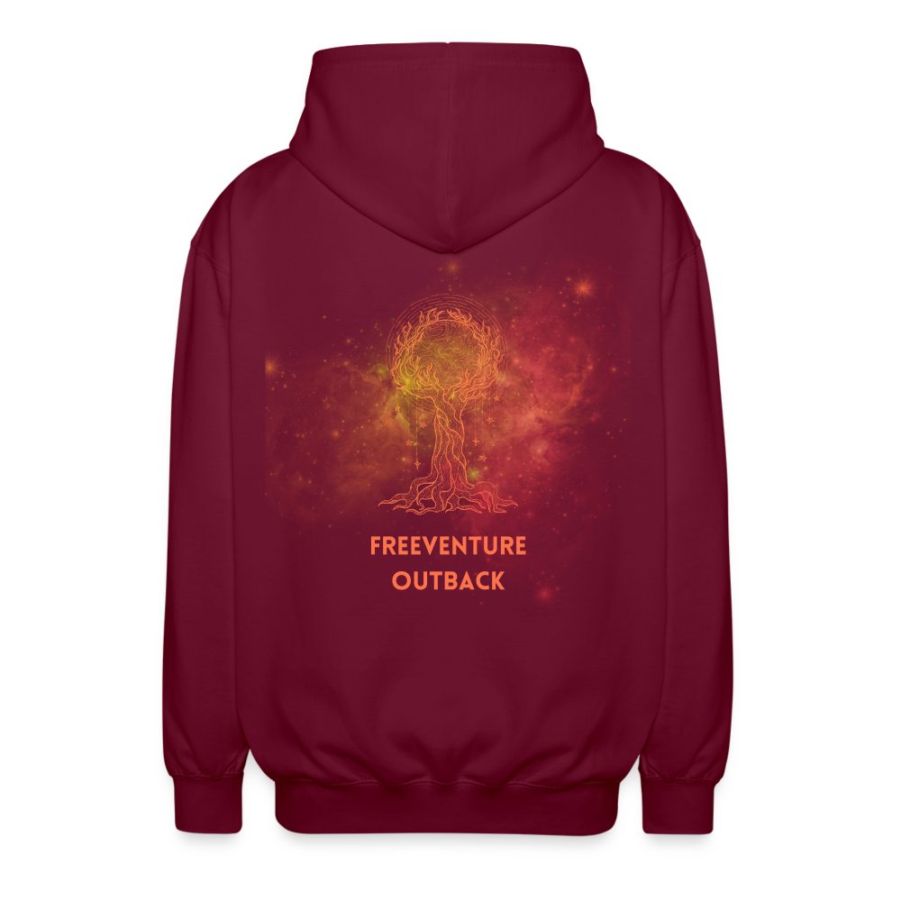 Rus Adventure Zip-Hoodie - Bordeaux