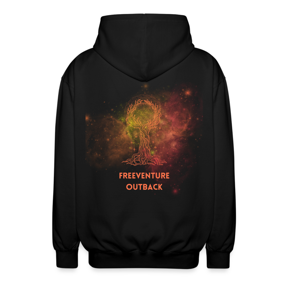 Rus Adventure Zip-Hoodie - Schwarz