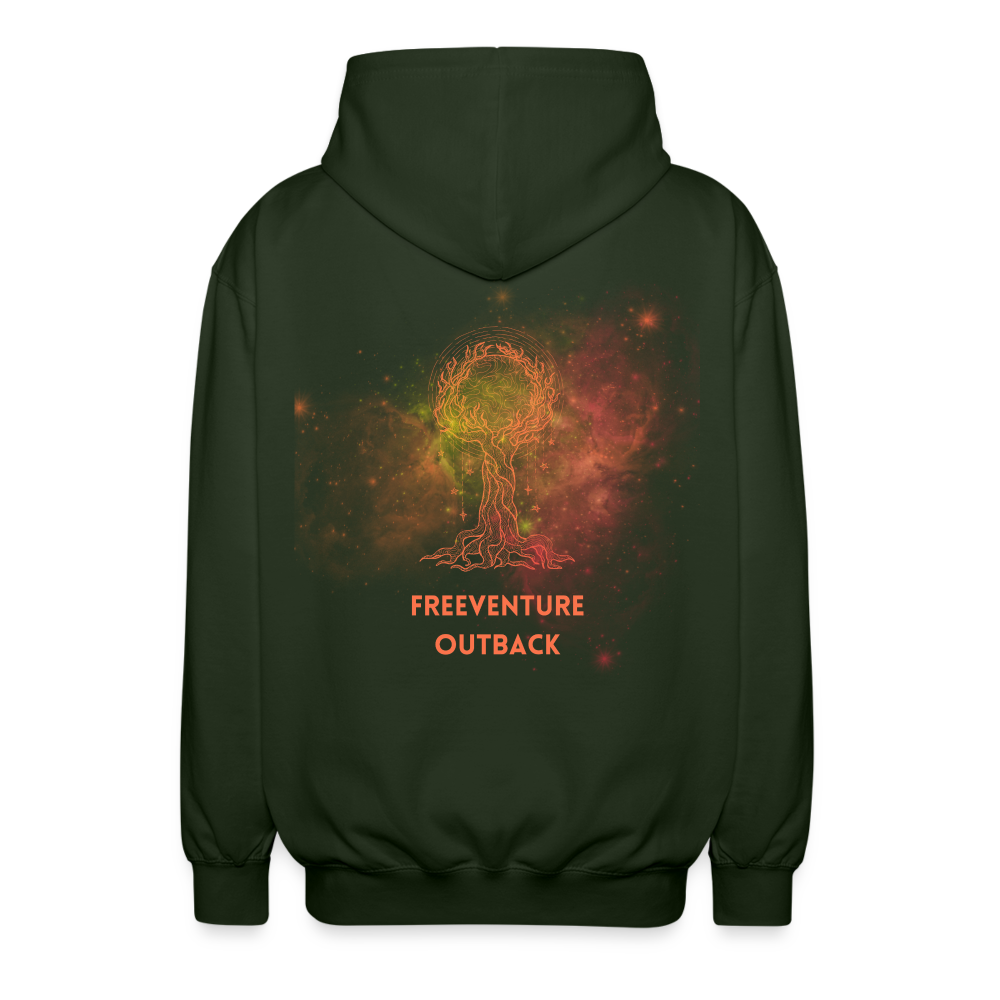 Rus Adventure Zip-Hoodie - Forstgrün 