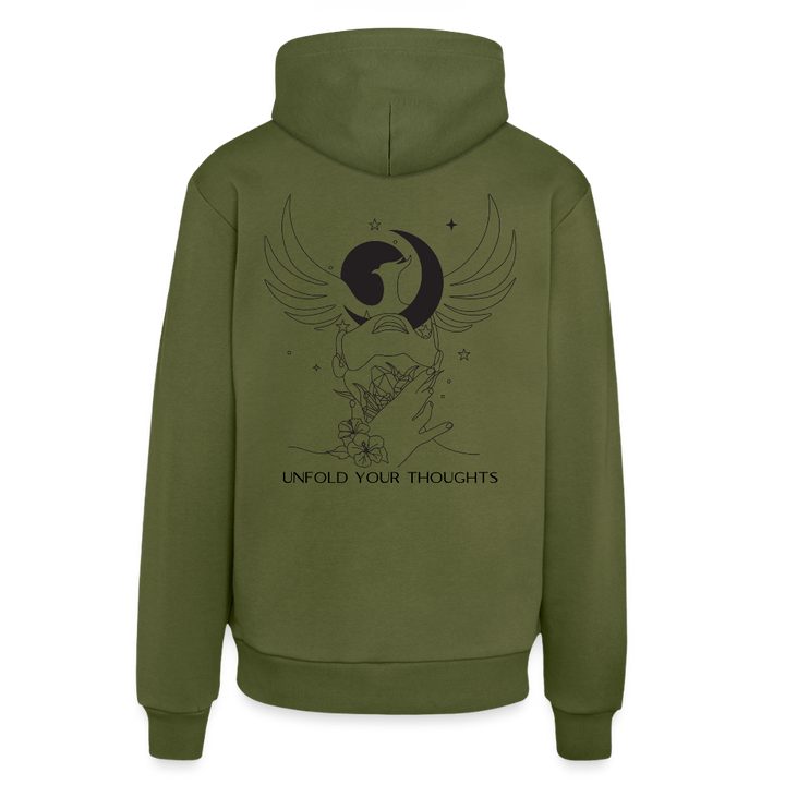 Hoodie – Limitierte Edition mit Freeventure Outback - Bio Baumwolle 🌿 - MOSS GREEN