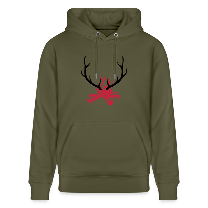 Stanley/Stella Unisex Bio-Hoodie CRUISER - Khaki Grün
