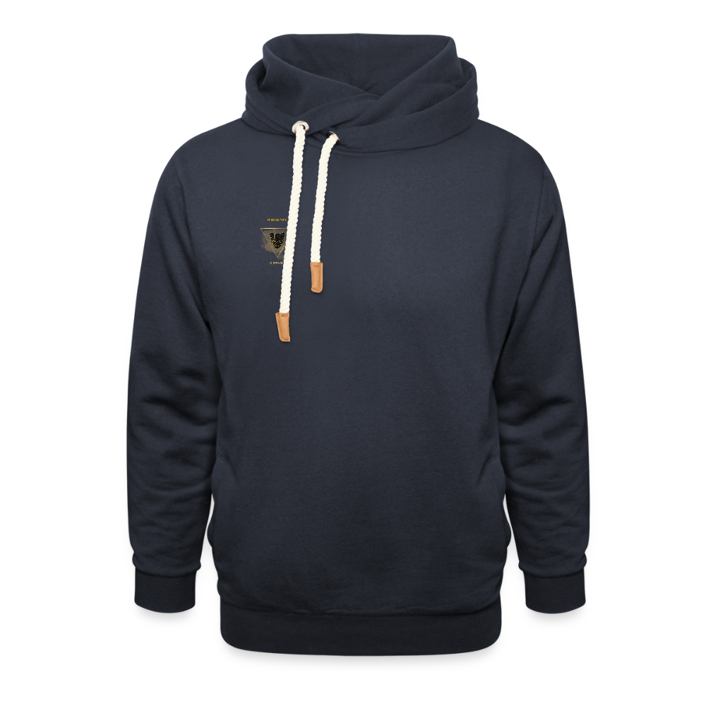 Unisex Schalkragen-Hoodie – Wärme & Style in Perfektion - Navy