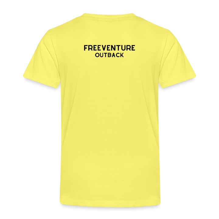 Rus Avocado Kids Tee – Süß, bequem & perfekt für kleine Entdecker! 🥑💚 - Gelb