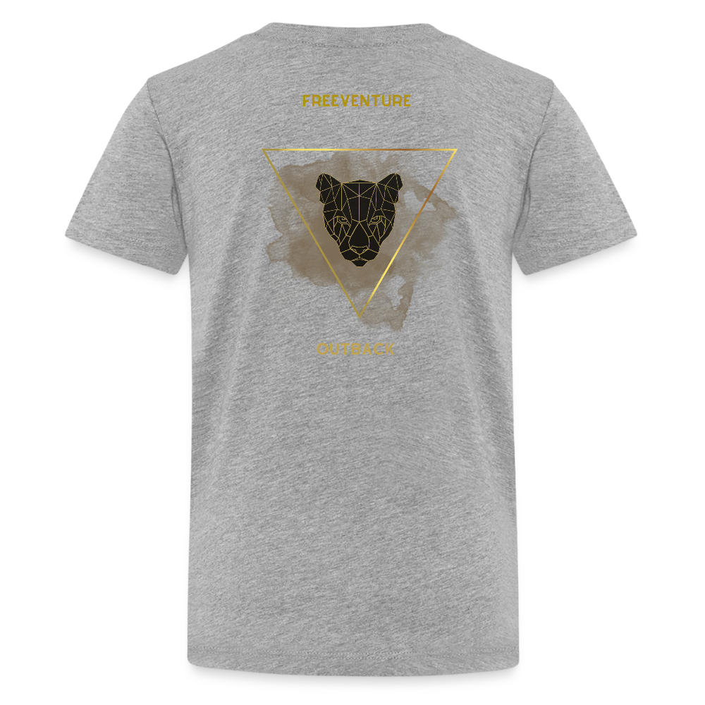 Rus Premium Tee - Grau meliert