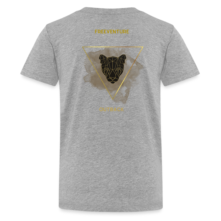 Rus Premium Tee - Grau meliert