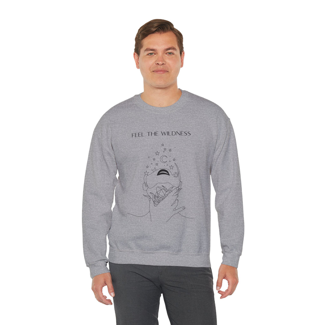 Unisex Sweatshirt  Feel the Wildness™ - Bio Baumwolle